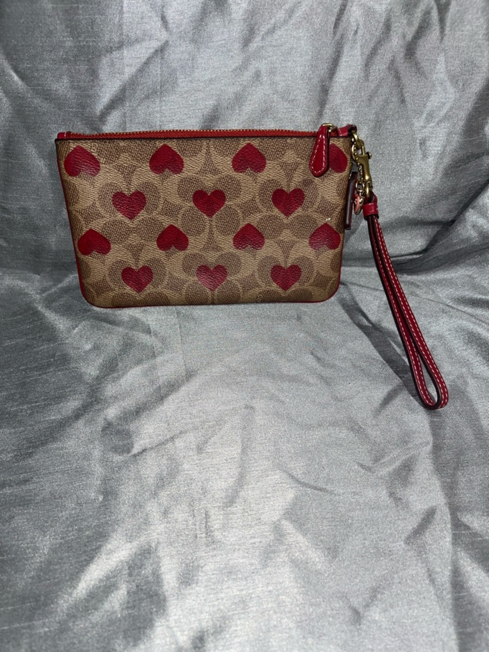 Coach Heart Wristlet